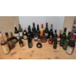 A large quantity of liqueurs, including 2 bottles Croft Original, 1 litre Croft Particular Sherry, 1