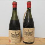 2 half bottles 1911 Chambertin, A&L Beaudet Freres, Beaune (Est. plus 21% premium inc. VAT)