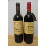 1 bottle 2010 Chateau Leoville Poyferre, Saint Julien, together with 1 bottle 2009 Chateau Gloria,