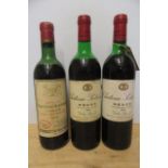 2 bottles 1978 Chateau Potensac Medoc, Delon Liguard, together with 1 bottle 1962 Chateau Latour,