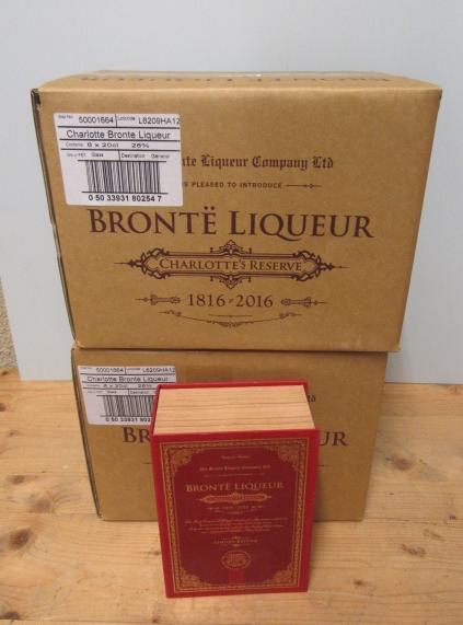 2 cases of 6 20cl Bronte Liqueur Charlotte's reserve, produced in a limited edition for the