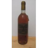 1 bottle 1974 Chateau Guirard, premier cru Sauternes (Est. plus 21% premium inc. VAT)