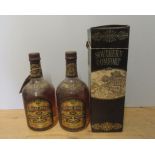 2 bottles Chivas Regal 12 year old blended Scotch Whisky, together with 1 boxed bottle Southern