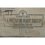 12 bottles 1976 Chateau La Misson Haut Brion Graves, Cru Classe, Domaines Woltner, OWC