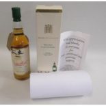 A bottle of House of Commons Blended Scotch Whisky, bottled by Gordon & Macphail and signed by