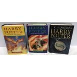 Harry Potter hardback 1st edition books x 3. J.K. Rowling, Bloomsbury printed, Half Blood Prince,
