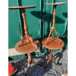 Four various 19thC & 20thC tripod tables.