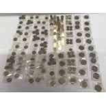 A large collection of British silver coinage, pre 1919, one shilling approx 482 gms and post 1920 to