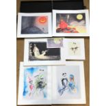 Tim Burtons Nightmare Before Christmas Ltd Edition signed giclee prints, set of 6 with travel