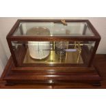 Mahogany cased barograph by B.Cook & Son - Hull.