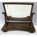 Victorian mahogany toilet mirror.