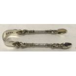 Good quality pair of sugar tongs Henry Holland, London 1871. 36gms.