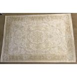 Laura Ashley Home, cotton and wool rug, 197cms l x 137cms w.