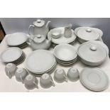 A Porsgrund Norway pottery dinner and tea set, 44 pieces. Good condition.