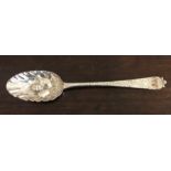 Silver berry spoon.