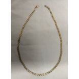 A 9ct gold chain, 50cms l, 14.3gms.