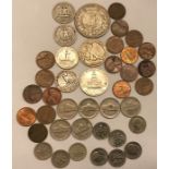 American coins to include 1821 Dollar, 1976 + 1936 1/2 dollar, 1/4 dollar 1952,1945,1942,1974 5