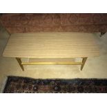 A vintage Ulferts Swedish coffee table. 135cms x 85cms x 45cms.