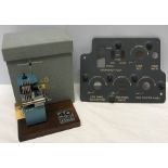 Elitex cup manufacturing company, miniature Elitex 40 machine model, 40th anniversary boxed together
