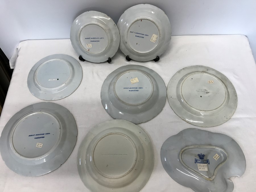 Masons Ironstone china plates and bowls, no chips or cracks. - Image 2 of 3
