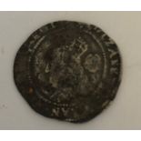 Elizabeth 1st silver coin dated 1575.
