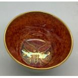 A Wedgwood Fairyland Lustre bowl, 6cms d in good condition.