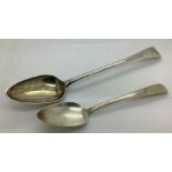 Two York silver spoons, one 1806 Prince and Cattles, John Prince, Robert Cattle and George Cattle