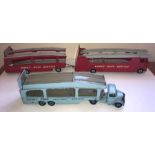 Dinky toys, Original boxed Diecast 984 Car Carrier, working mechanism with trailer 984 and a Car