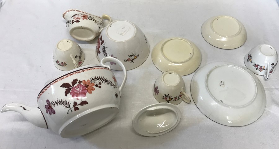 An early part Minton tea service, 1800-1816 with a letter of verification from Royal Doulton Museum, - Image 2 of 3