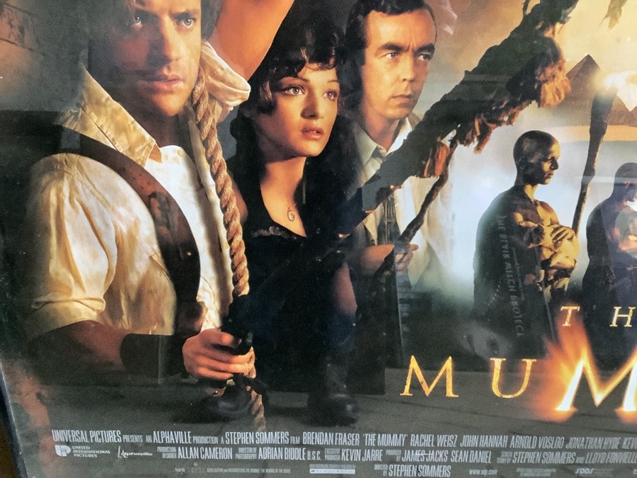 Framed film poster, THE MUMMY, Universal Studios 1999. 75 h x 100cms w. Condition ReportGood - Image 3 of 3