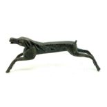 A metal horse figure WMF, 10cms l in the manner of Hagenauer.