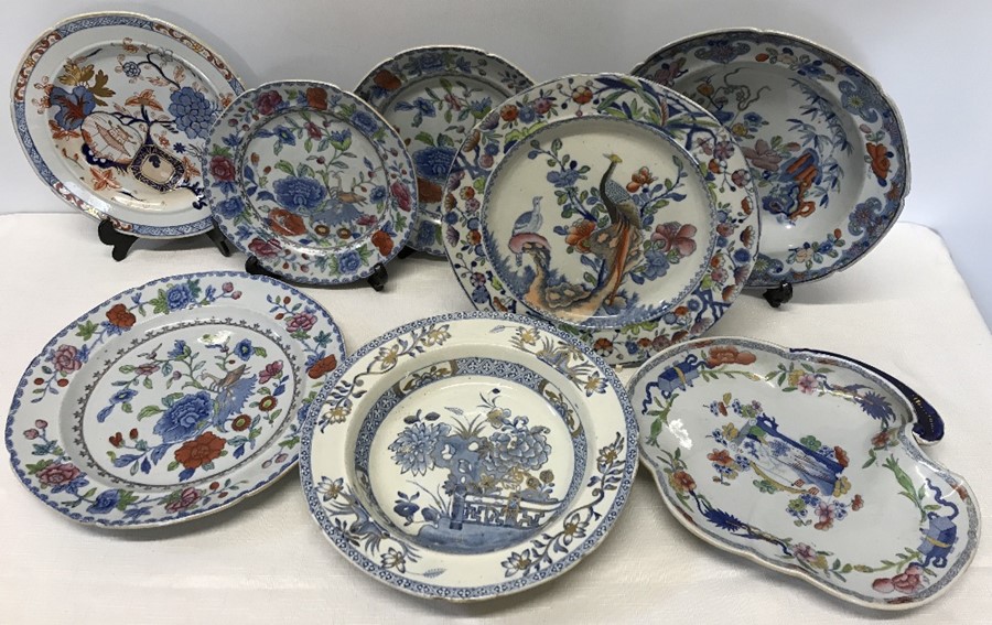 Masons Ironstone china plates and bowls, no chips or cracks. - Image 3 of 3