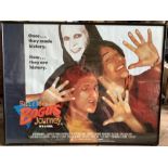 Framed film poster, BILL & TED'S BOGUS JOURNEY. Orian Pictures 1991. 75 h x 100cms w. Condition