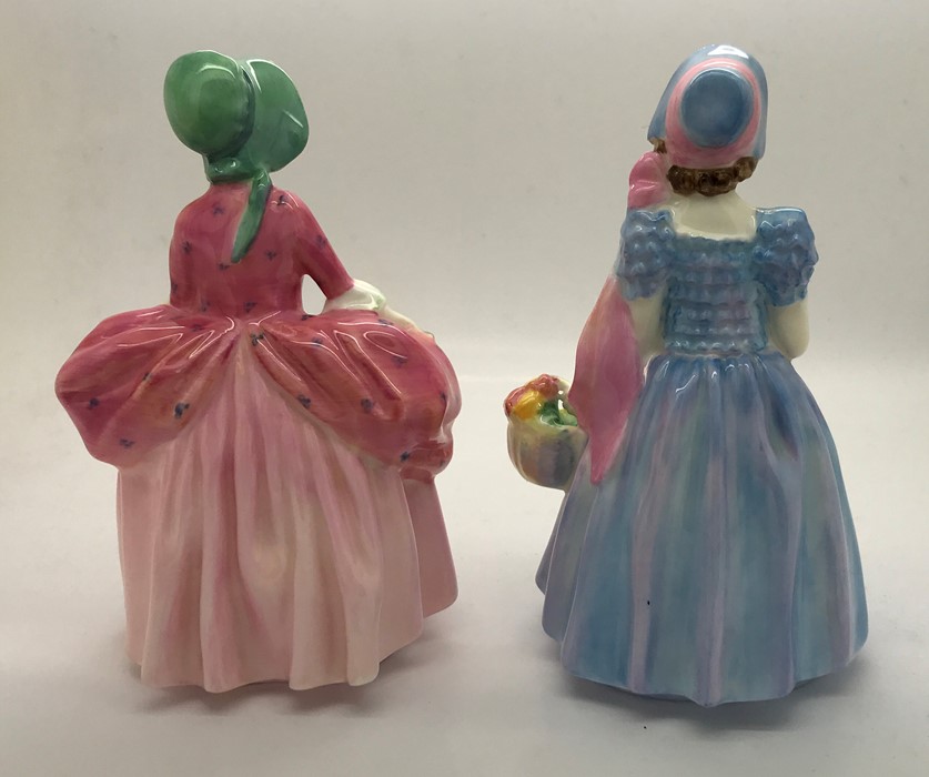 Two Royal Doulton figurines, Bo-Peep HN1811 and Wendy HN2109, good condition. - Bild 2 aus 3