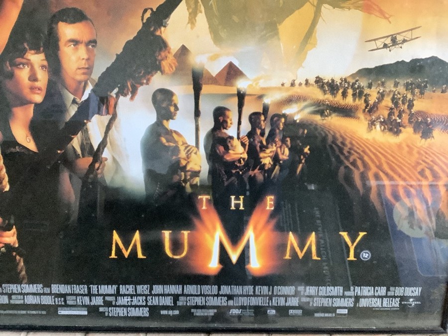 Framed film poster, THE MUMMY, Universal Studios 1999. 75 h x 100cms w. Condition ReportGood - Image 2 of 3