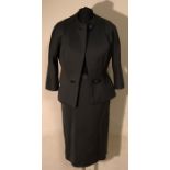 A 1940's ladies skirt suit, Diana Warren, model Blackpool. 68cms waist.