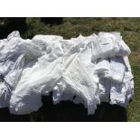 Sixteen various 19thC/ early 20thC cotton bloomers and separate sleeves, some with tops attached