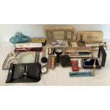A miscellany to include 2 ladies wristwatches Fissot and Dogma, 2 Parker pens, pocket watch,