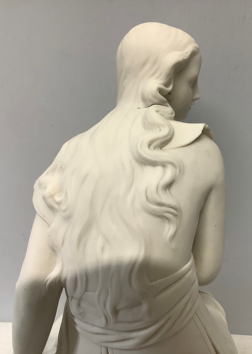 A Parian figure of Dorothea designed by John Bell with a relief moulded Victorian registration - Image 4 of 9