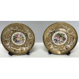 A pair of G.L. Ashworth plates, 20cms d in good condition.