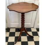 Victorian mahogany side table. 45 x 53 x 78cms h.