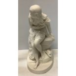 A Parian figure of Dorothea designed by John Bell with a relief moulded Victorian registration