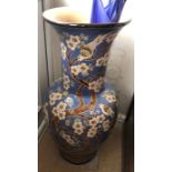 Large oriental vase, 80cms h.