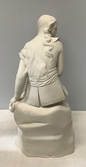 A Parian figure of Dorothea designed by John Bell with a relief moulded Victorian registration - Image 3 of 9