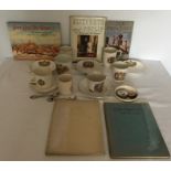 A quantity of Royal memorabilia to include commemorative plates, mugs/cup, books etc.