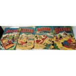 A huge collection of Beezer annuals, 1970,71,72,73,74,75,76,77,78,79