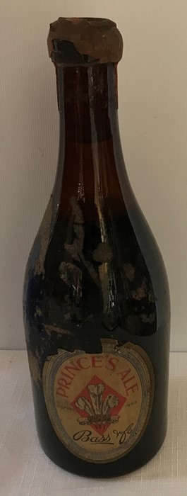 A 1929 Bass beer bottle for the Prince of Wales.