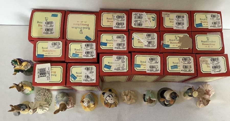 A collection of 30 Royal Doulton 'Bunnykins' figures including Little John, Bride, Boy Skater, - Image 4 of 4