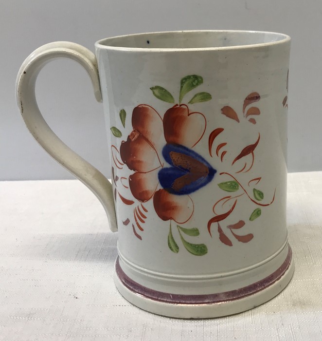 A late 19thC lustre mug in good condition with surprise frog to interior. 12cms h. - Image 3 of 5