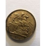 A gold sovereign 1894.